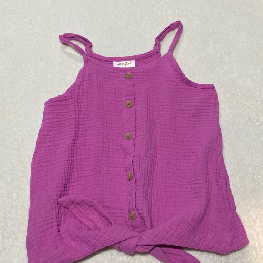 Cat & Jack tank top tie front